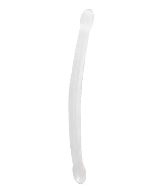 Dildos RealRock Crystal Clear Non Realistic Double Dildo 17in Clear Real Rock Dildos RealRock Crystal Clear Non Realistic Double Dildo 17in Clear Real Rock