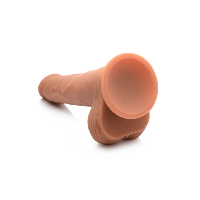 Dildos Thrusting and Vibrating 8 Inch Dildo Curve Toys