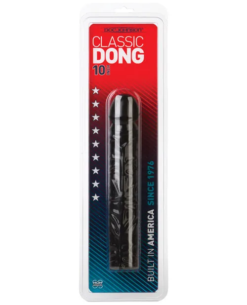 Doc Johnson Dildos Classic Dildo 10in Black Doc Johnson Dildos Classic Dildo 10in Black