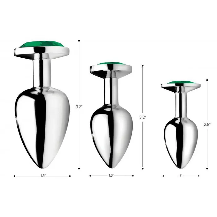 Emerald Gem Anal Plug Set Booty Sparks Anal