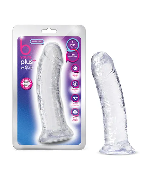 Female Sex Toys B Yours B Yours Plus Roar n Ride Realistic Dildo 8in Clear Female Sex Toys B Yours B Yours Plus Roar n Ride Realistic Dildo 8in Clear