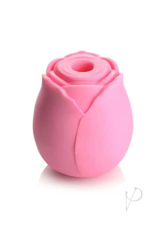Female Sex Toys Bloomgasm Inmi Bloomgasm Rose 10X Silicone Rechargeable Clitoral Stimulator Pink