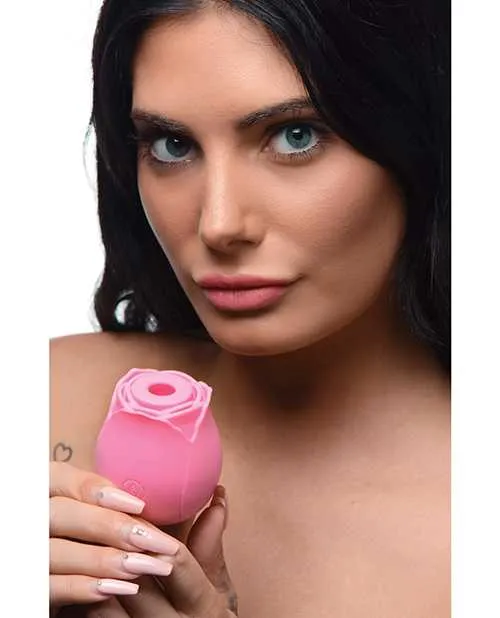 Female Sex Toys Bloomgasm Inmi Bloomgasm Rose 10X Silicone Rechargeable Clitoral Stimulator Pink