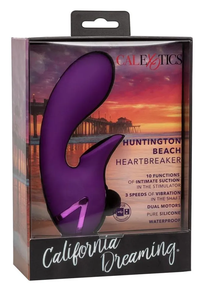 Female Sex Toys California Dreaming California Dreaming Huntington Beach Heartbreaker Rechargeable Silicone Stimulator Purple Female Sex Toys California Dreaming California Dreaming Huntington Beach Heartbreaker Rechargeable Silicone Stimulator Purple