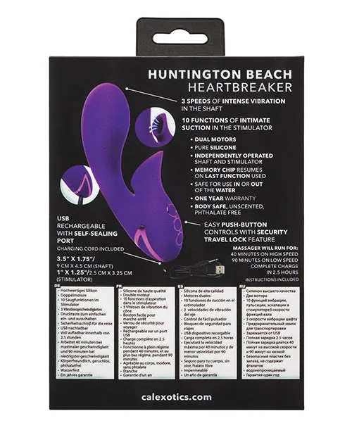Female Sex Toys California Dreaming California Dreaming Huntington Beach Heartbreaker Rechargeable Silicone Stimulator Purple Female Sex Toys California Dreaming California Dreaming Huntington Beach Heartbreaker Rechargeable Silicone Stimulator Purple