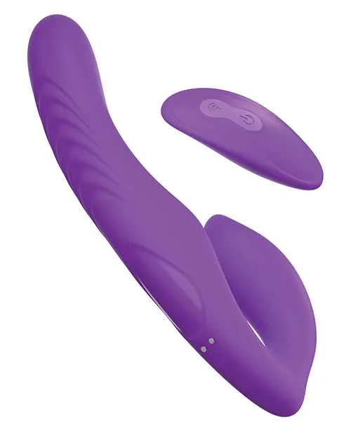 Female Sex Toys Fantasy For Her Fantasy For Her Ultimate Rechargeable MultiFunction Strapless Strapon with Remote Control Purple