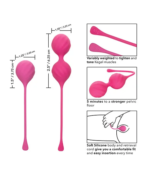 Female Sex Toys Kegel Kegel Training 2 piece Set Pink