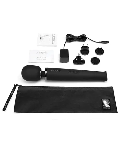 Female Sex Toys Le Wand Le Wand Rechargeable Silicone Massager Matte Black