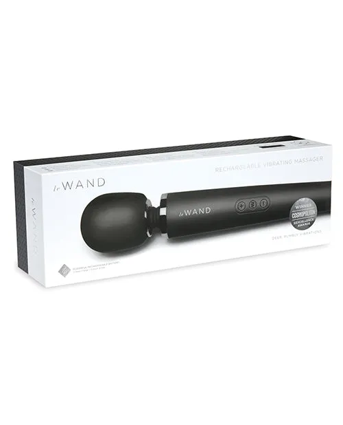 Female Sex Toys Le Wand Le Wand Rechargeable Silicone Massager Matte Black