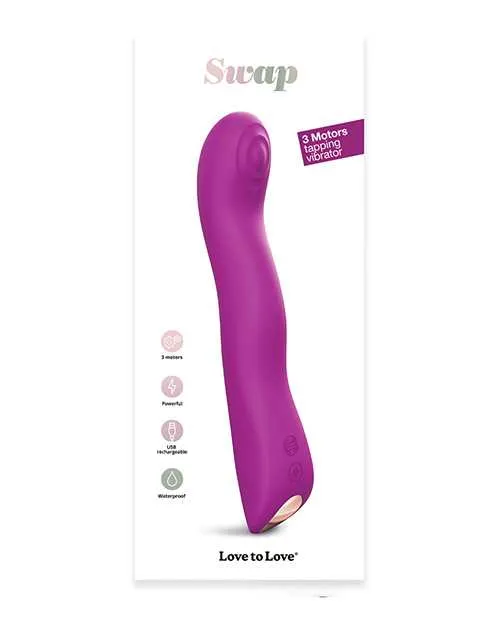 Female Sex Toys Love To Love Swap Rechargeable Silicone Vibrator Sweet Orchid Female Sex Toys Love To Love Swap Rechargeable Silicone Vibrator Sweet Orchid