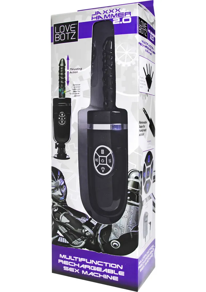Female Sex Toys Lovebotz LoveBotz Jaxxx Hammer 20 Multifunction Rechargeable Sex Machine Black Female Sex Toys Lovebotz LoveBotz Jaxxx Hammer 20 Multifunction Rechargeable Sex Machine Black