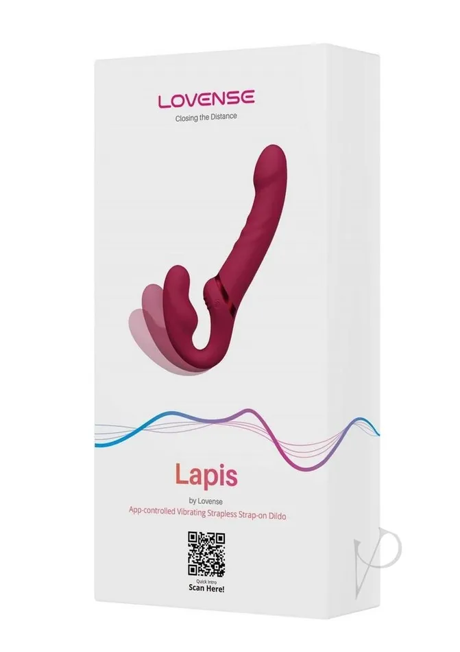 Female Sex Toys Lovense Lovense Lapis Rechargeable Silicone App Control Dual End Strapless StrapOn Magenta Female Sex Toys Lovense Lovense Lapis Rechargeable Silicone App Control Dual End Strapless StrapOn Magenta