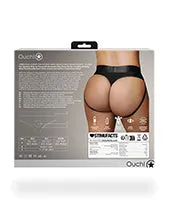 Female Sex Toys Ouch Vibrating StrapOn Thong with Removable Butt Straps with Rechargeable Bullet XL2XL Black Ouch Female Sex Toys Ouch Vibrating StrapOn Thong with Removable Butt Straps with Rechargeable Bullet XL2XL Black Ouch