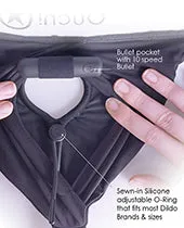 Female Sex Toys Ouch Vibrating StrapOn Thong with Removable Butt Straps with Rechargeable Bullet XL2XL Black Ouch Female Sex Toys Ouch Vibrating StrapOn Thong with Removable Butt Straps with Rechargeable Bullet XL2XL Black Ouch