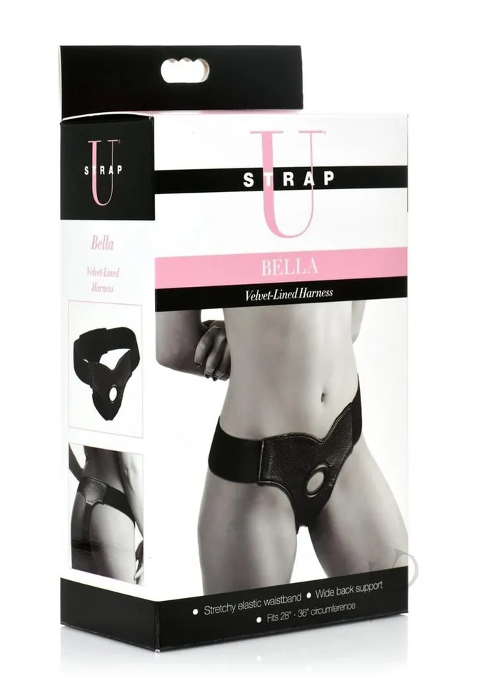 Female Sex Toys Strap U Strap U Bella VelvetLined Elastic Strap On Harness Black Female Sex Toys Strap U Strap U Bella VelvetLined Elastic Strap On Harness Black