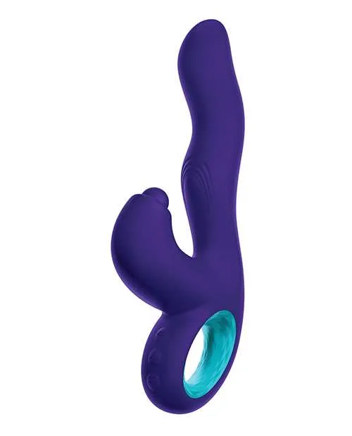 Femme Funn Vibrators Femme Funn Klio Triple Action Rabbit Dark Purple