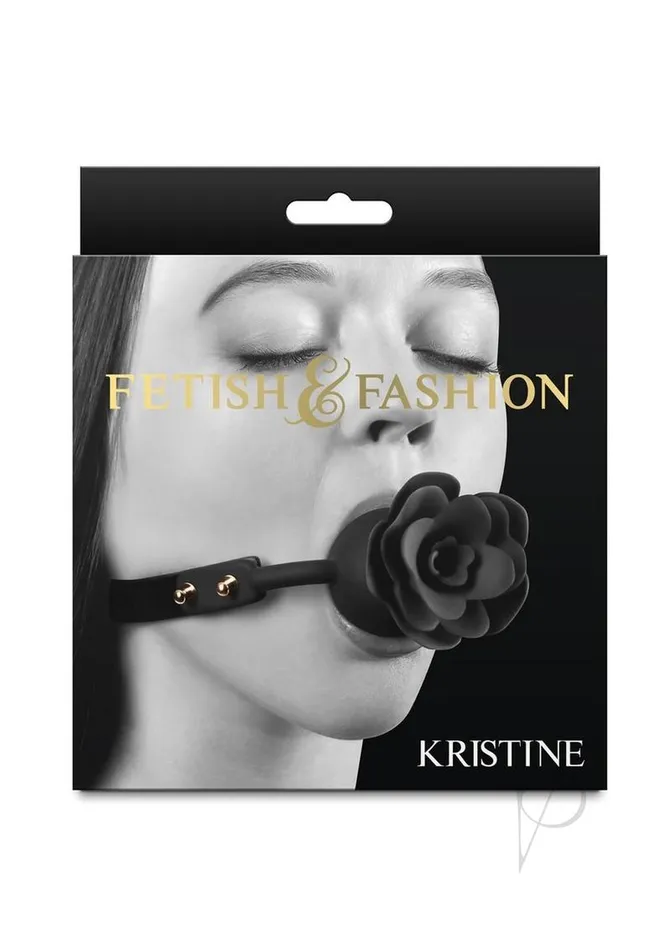 Fetish And Fashion Fetish and Fashion Kristine Silicone Ball Gag Black Anal Fetish And Fashion Fetish and Fashion Kristine Silicone Ball Gag Black Anal