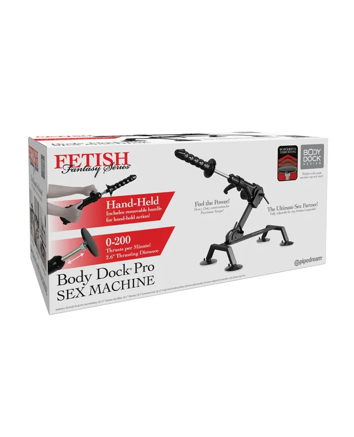 Fetish Fantasy Series Body Dock Pro Sex Machine Black Fetish Fantasy Series Female Sex Toys