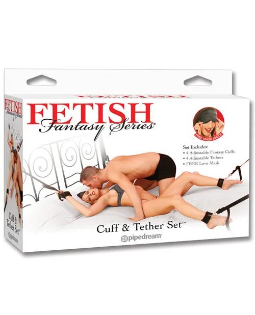 Fetish Fantasy Series Couples Fetish Fantasy Series Cuff and Tether Set Black Fetish Fantasy Series Couples Fetish Fantasy Series Cuff and Tether Set Black
