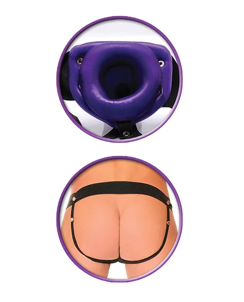 Fetish Fantasy Series For Him Or Her Vibrating Hollow StrapOn Dildo and Adjustable Harness with Wired Remote Control 6in Purple Fetish Fantasy Series Female Sex Toys Fetish Fantasy Series For Him Or Her Vibrating Hollow StrapOn Dildo and Adjustable Harness with Wired Remote Control 6in Purple Fetish Fantasy Series Female Sex Toys