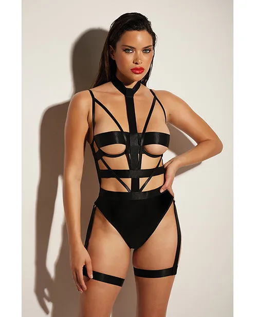 FETISH Lethal Underwire Peek A Boo Vinyl Teddy wChoker Black MD Fetish By Oh La La Cheri Anal FETISH Lethal Underwire Peek A Boo Vinyl Teddy wChoker Black MD Fetish By Oh La La Cheri Anal