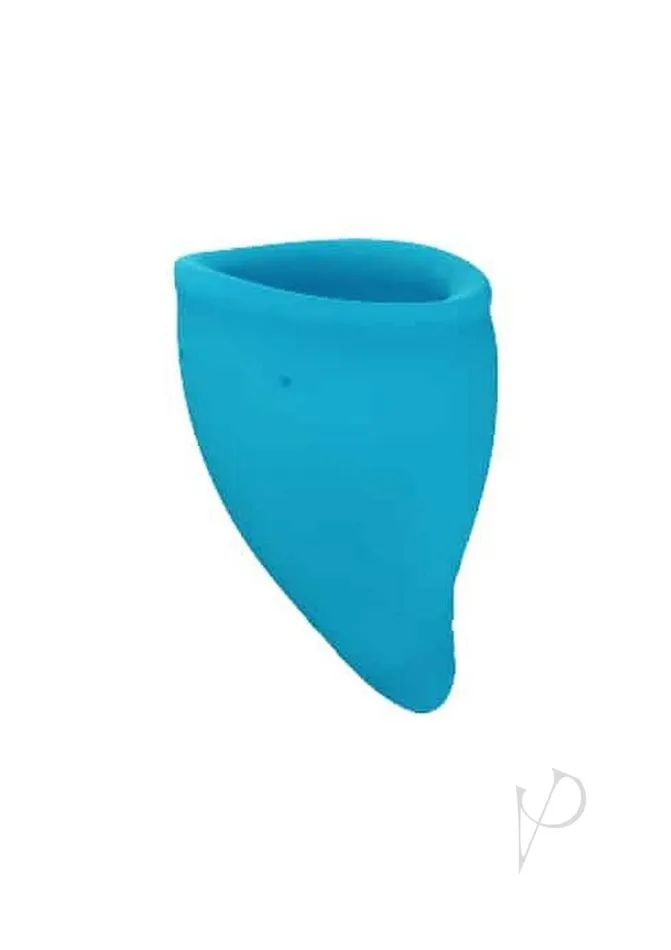 Fun Factory Fun Cup A Silicone Menstrual Cup Turquoise Blue Anal