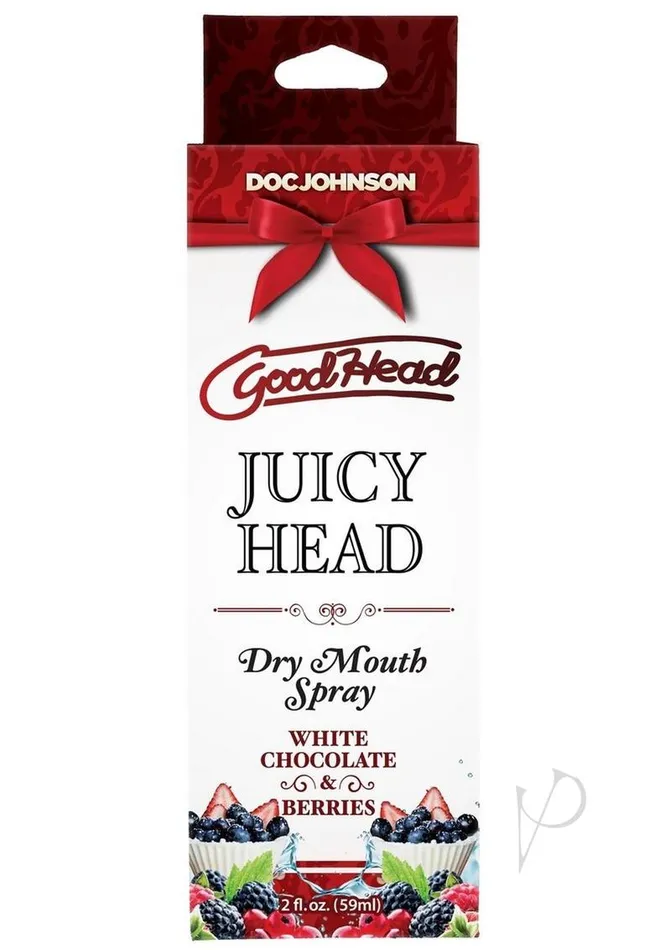 GoodHead Juicy Head Dry Mouth Spray White Chocolate and Berries 2oz Goodhead Male Sex Toys GoodHead Juicy Head Dry Mouth Spray White Chocolate and Berries 2oz Goodhead Male Sex Toys