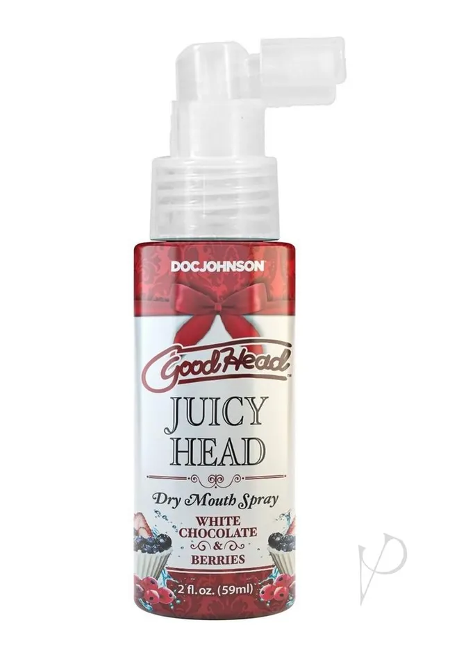 GoodHead Juicy Head Dry Mouth Spray White Chocolate and Berries 2oz Goodhead Male Sex Toys GoodHead Juicy Head Dry Mouth Spray White Chocolate and Berries 2oz Goodhead Male Sex Toys