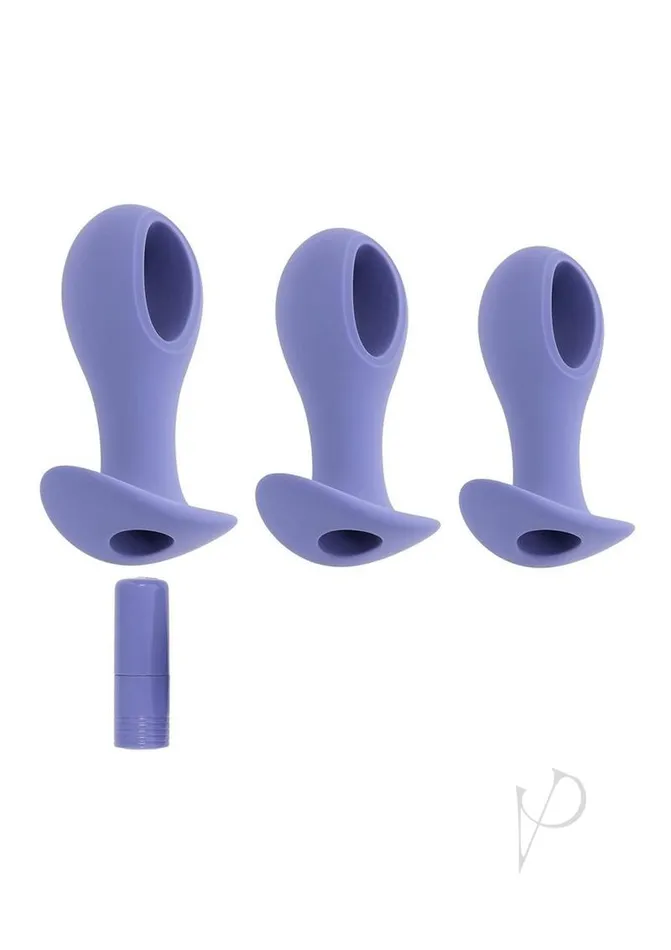 Hole Punch Rechargeable Silicone Plug Set Purple Evolved Anal Hole Punch Rechargeable Silicone Plug Set Purple Evolved Anal