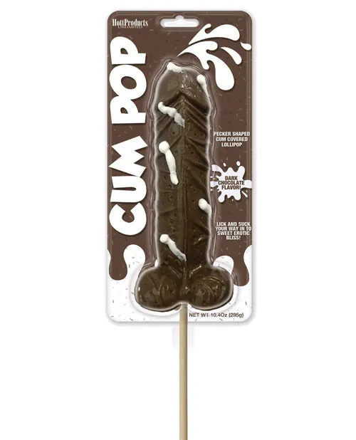 Hott Products Dildos Cum Cock Pops Dark Chocolate