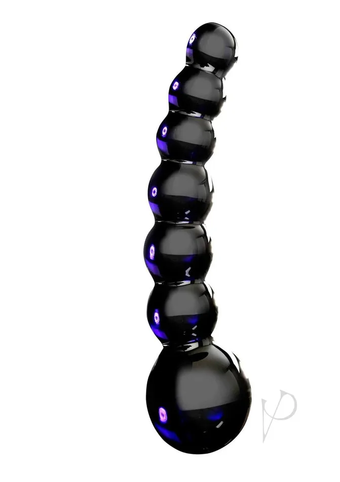 Icicles Anal Icicles No 66 Beaded Anal Probe 475in Black