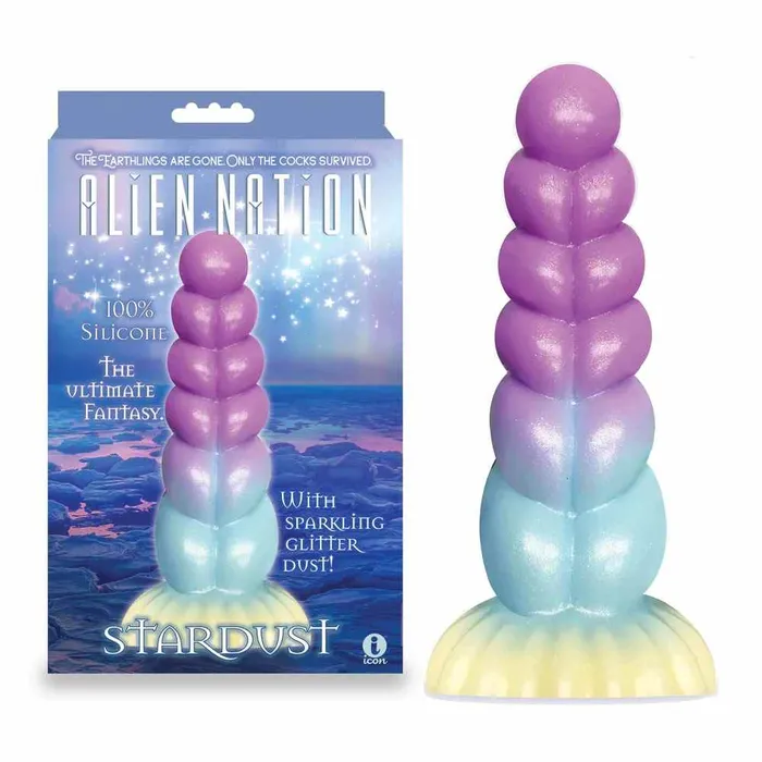 Icon Brands Alien Nation Stardust Rainbow Fantasy Dildo Dildos