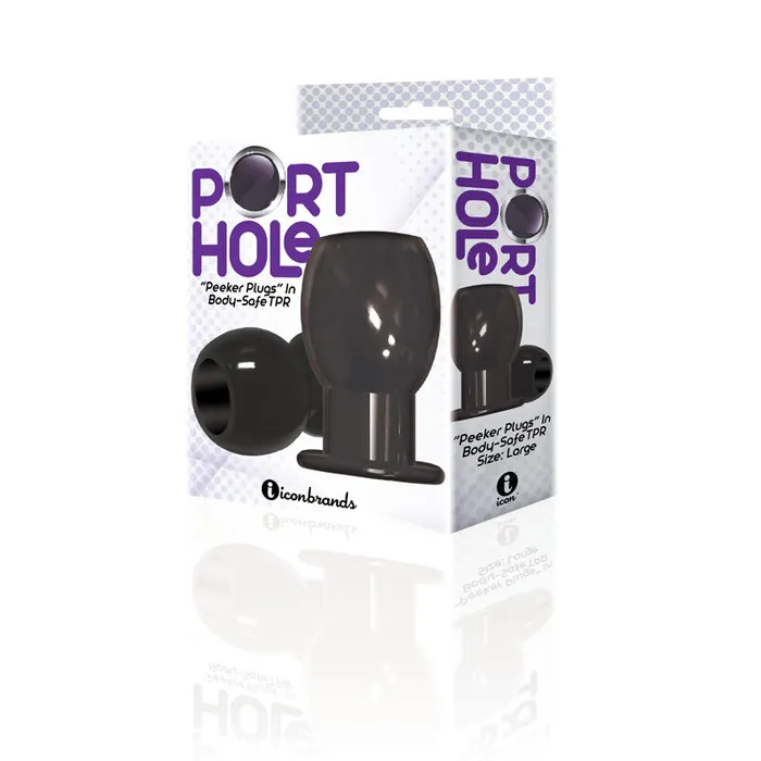 Icon Brands The 9s Port Hole Hollow Butt Plug Anal