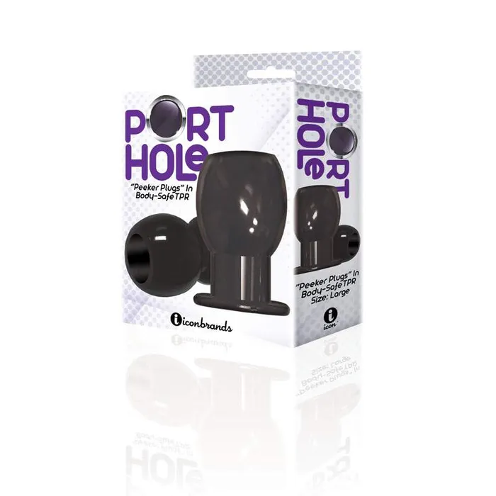 Icon Brands The 9s Port Hole Hollow Butt Plug Anal