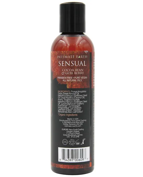 Intimate Earth Couples Intimate Earth Sensual Aromatherapy Massage Oil Cocoa Bean and Goji Berry 4oz Intimate Earth Couples Intimate Earth Sensual Aromatherapy Massage Oil Cocoa Bean and Goji Berry 4oz