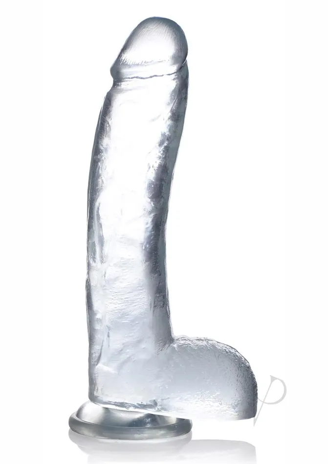 Jock Dildos Jock CThru Realistic Dong with Balls 10in Clear