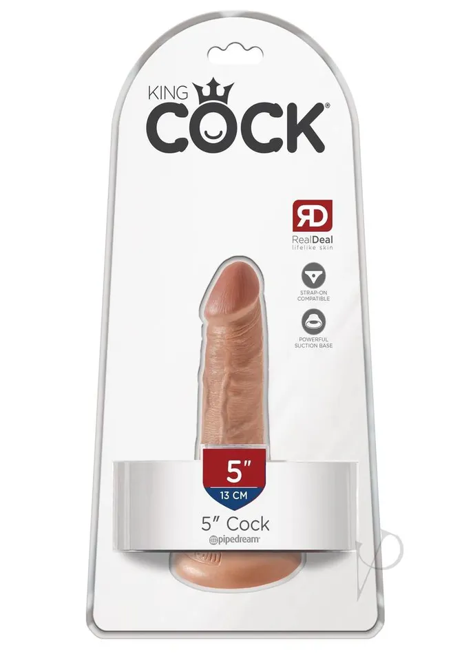King Cock Dildo 5in Caramel King Cock Dildos