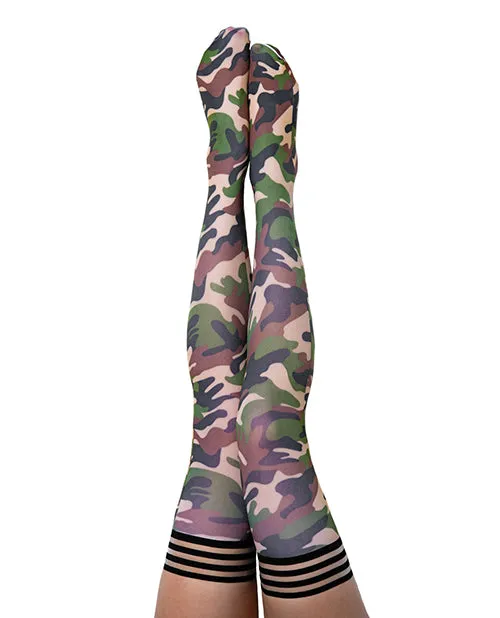 Kixies Vibrators Kixies Alex Thigh High Camouflage B