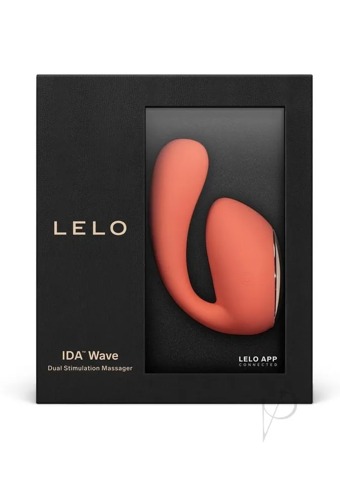 Lelo Ida Wave App Compatible Rechargeable Dual Stimulating Vibrator Coral Red Female Sex Toys Lelo Ida Wave App Compatible Rechargeable Dual Stimulating Vibrator Coral Red Female Sex Toys