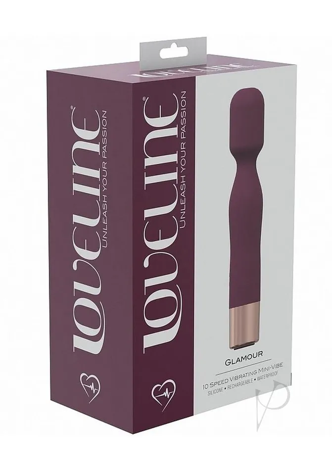 Loveline Female Sex Toys LoveLine Glamour Silicone Rechargeable 10 Speed Mini Wand Burgundy Loveline Female Sex Toys LoveLine Glamour Silicone Rechargeable 10 Speed Mini Wand Burgundy