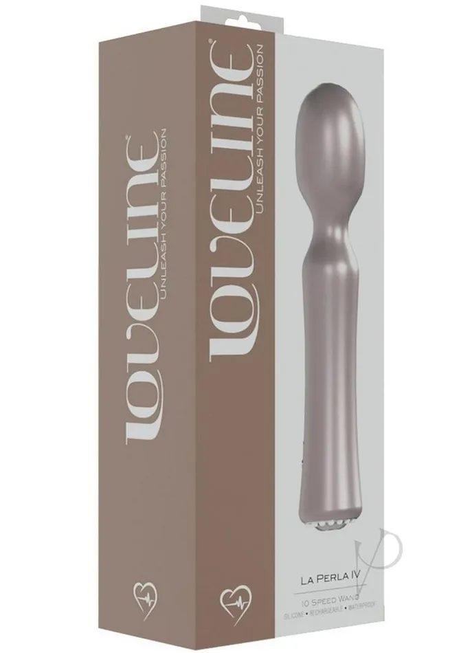 Loveline Vibrators LoveLine La Peria IV Rechargeable 10 Speed Wand Pink