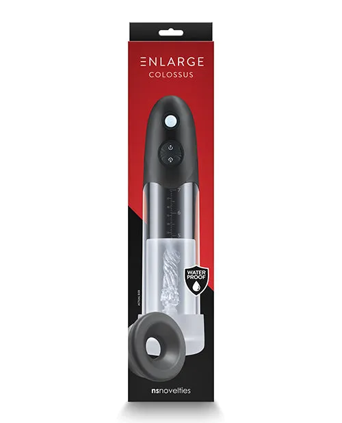 Male Sex Toys Enlarge Enlarge Colossus Rechargeable Penis Pump BlackClear Male Sex Toys Enlarge Enlarge Colossus Rechargeable Penis Pump BlackClear