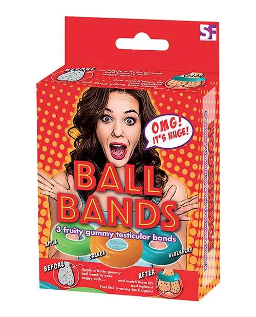 Male Sex Toys Hott Products Gummy Ball Bands 3 Pack Asst ColorsFlavors Male Sex Toys Hott Products Gummy Ball Bands 3 Pack Asst ColorsFlavors