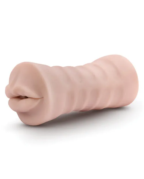 Male Sex Toys M For Men M for Men Skye Masturbator with Bullet Mouth Vanilla