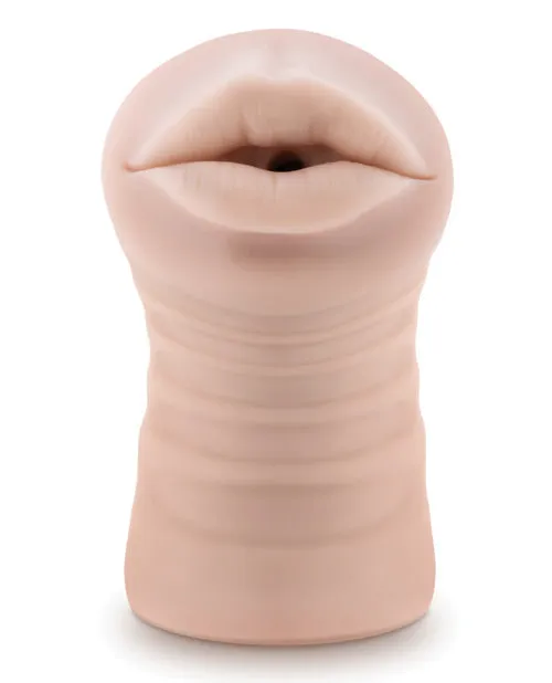 Male Sex Toys M For Men M for Men Skye Masturbator with Bullet Mouth Vanilla