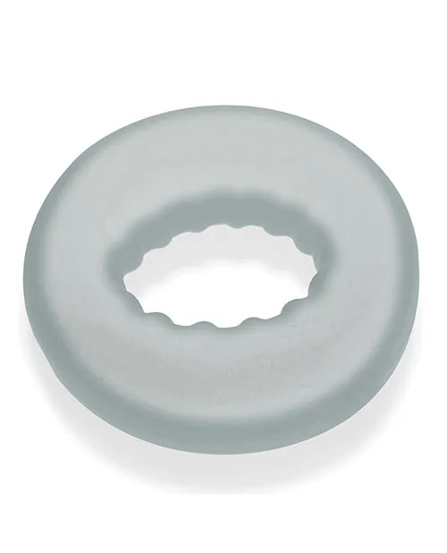 Male Sex Toys Oxballs Axis Rib Griphold Cock Ring Clear Ice Oxballs