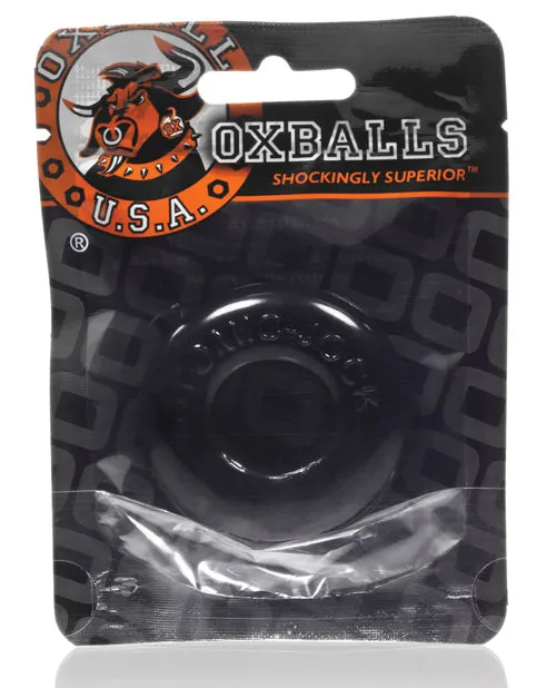 Male Sex Toys Oxballs Oxballs Atomic Jock DoNut2 Fatty Cock Ring Black