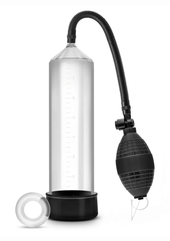 Male Sex Toys Performance VX101 Male Enhancement Penis Pump 95in Clear Performance