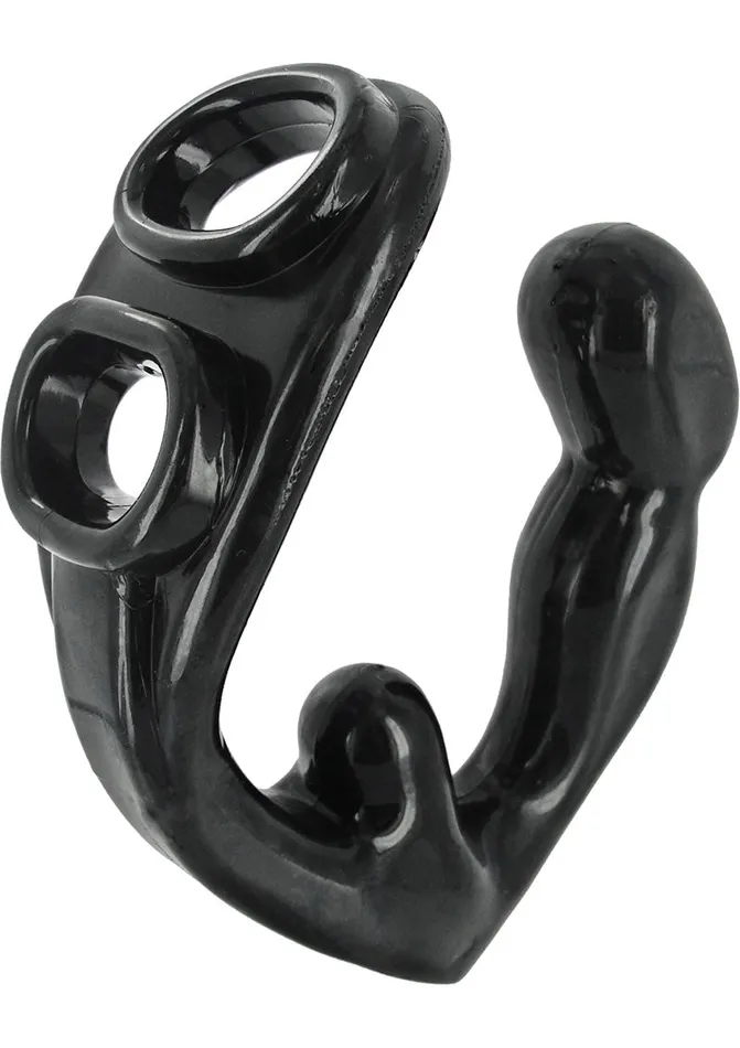 Master Series Anal Master Series Rogue Erection Enhancer Anal Plug Black