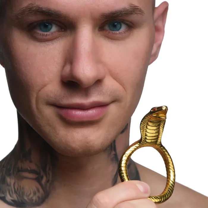 Master Series Cobra King Golden Cock Ring Male Sex Toys